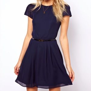 ASOS Navy skater dress, 8